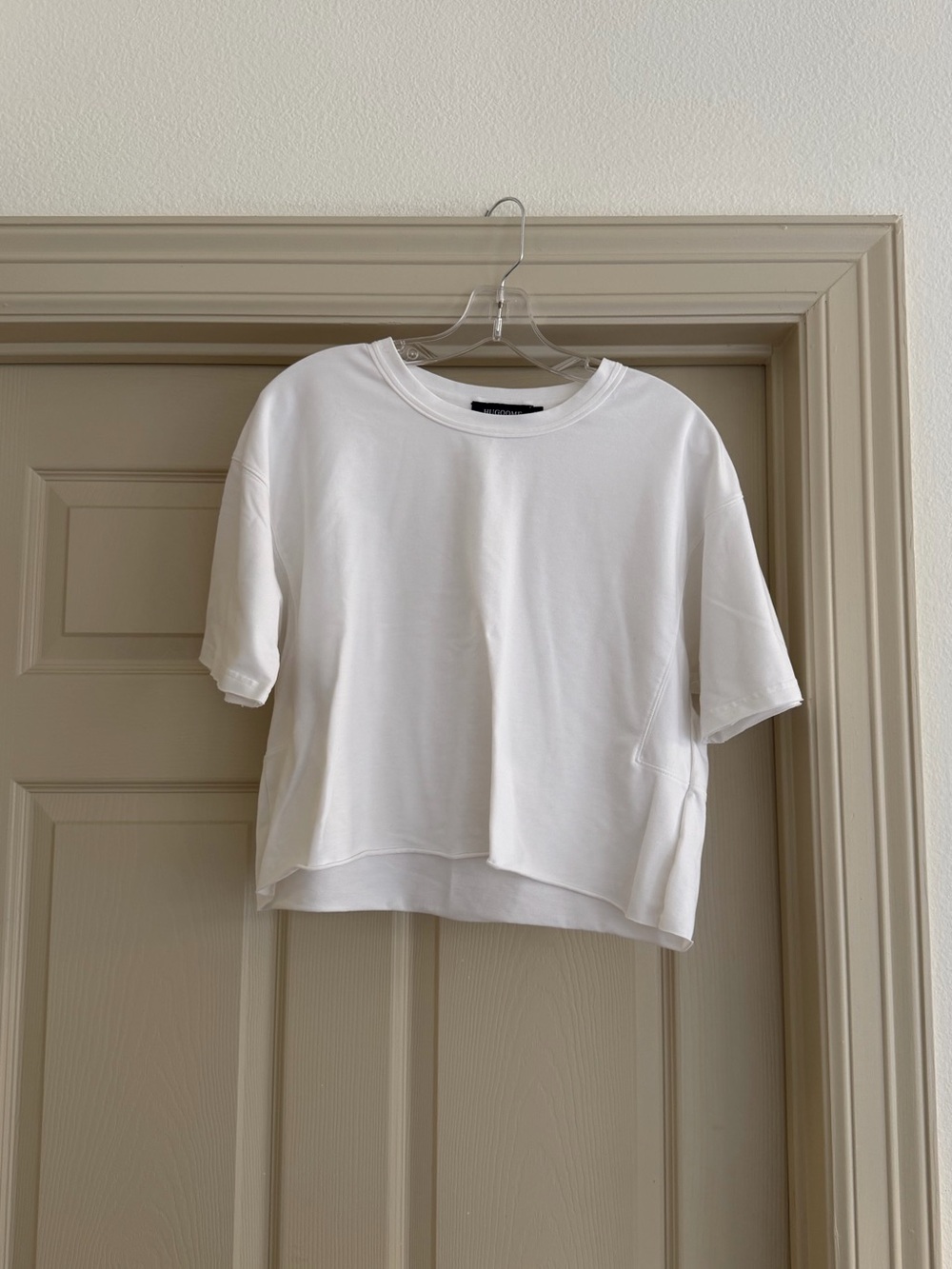 Hugoome White Boxy Tshirt